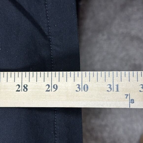 New Carhartt Rugged Flex Relaxed Fit Canvas Fleece-Lined Shirt Jacket Black Med - Picture 8 of 16